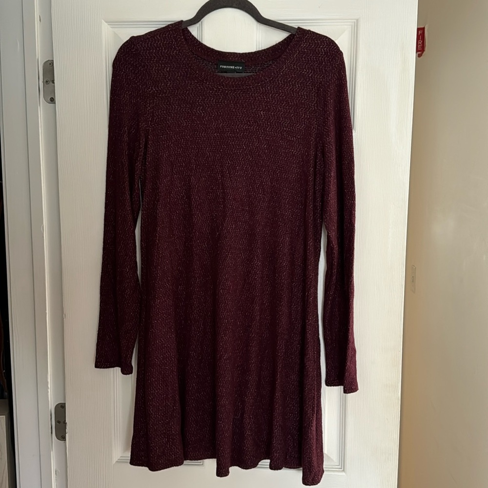 Soft long sleeve dress